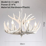 Nordic Retro Antlers Chandelier: A Touch of Elegance