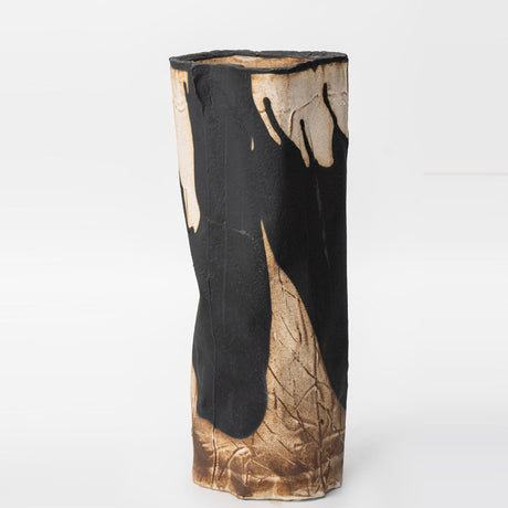 Wabi-sabi-inspired Vintage-style Artistic Ceramic Vase