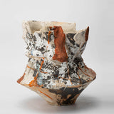 Wabi-Sabi Elegance: Vintage-Inspired Glazed Ceramic Vase