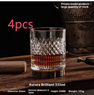 Whiskey Shot Crystal Set – Premium Thickened Glassware Collection