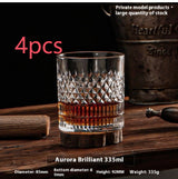 Whiskey Shot Crystal Set – Premium Thickened Glassware Collection