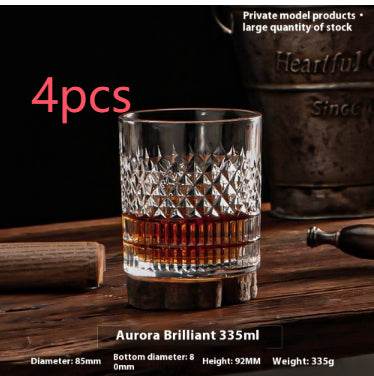 Whiskey Shot Crystal Set – Premium Thickened Glassware Collection