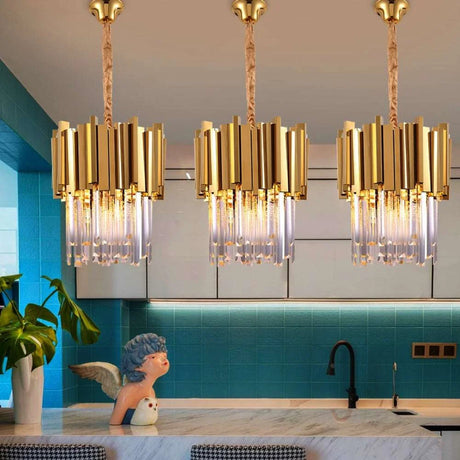 Chrome/Gold Kitchen Lights LED Chandeliers Chrome/Gold Kitchen Lights LED Chandeliers 2251832797487915-1pc dia 30cm silver-NON dimm warm light chandeliers 335