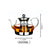 Clear Glass Teapot with 1.2L Capacity - Heat Resistant & Multifunctional - Julia M LifeStyles