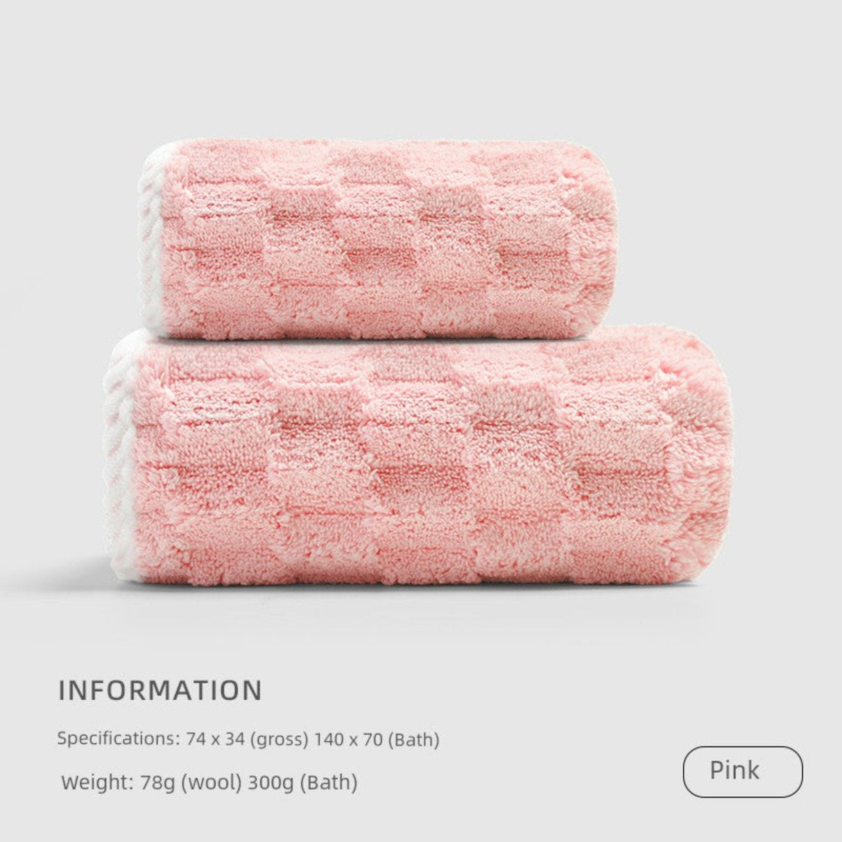 Cotton Towel Set with Hair-Drying Cap - Julia M LifeStyles