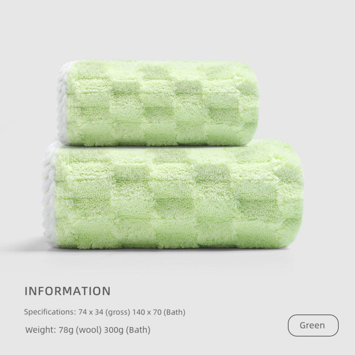 Cotton Towel Set with Hair-Drying Cap - Julia M LifeStyles