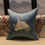 Crane Print Cushion Cover - Julia M LifeStyles