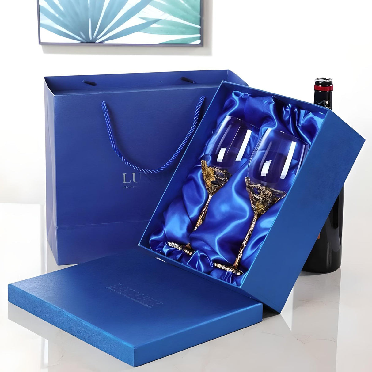 Elegant Crystal Red Wine Decanter Set with Cups - Julia M LifeStyles