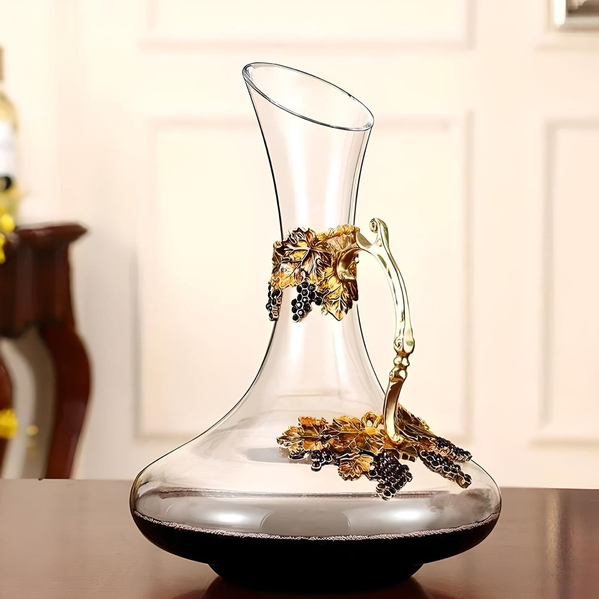 Elegant Crystal Red Wine Decanter Set with Cups - Julia M LifeStyles