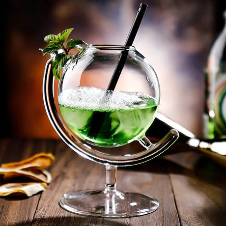 Globe Bubble Martini Glass by Julia M Lifestyles - Julia M LifeStyles