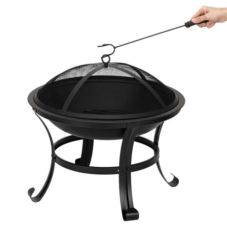 Curved Feet Iron Brazier Burning Fire Pit Curved Feet Iron Brazier Burning Fire Pit 3256801953415923-United States wood burning fire pit 99