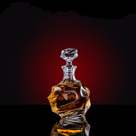 Thickened Whiskey Glass Set – Elegant European Crystal Wine Collection