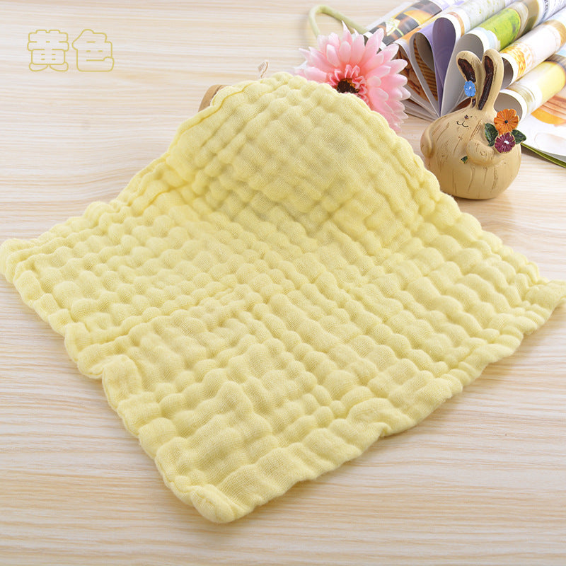 Six-layer Gauze Seersucker Square Towel Infant Small Tower