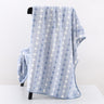 Wide Stripe Dark Stripe Coral Velvet Printing Towels Suit