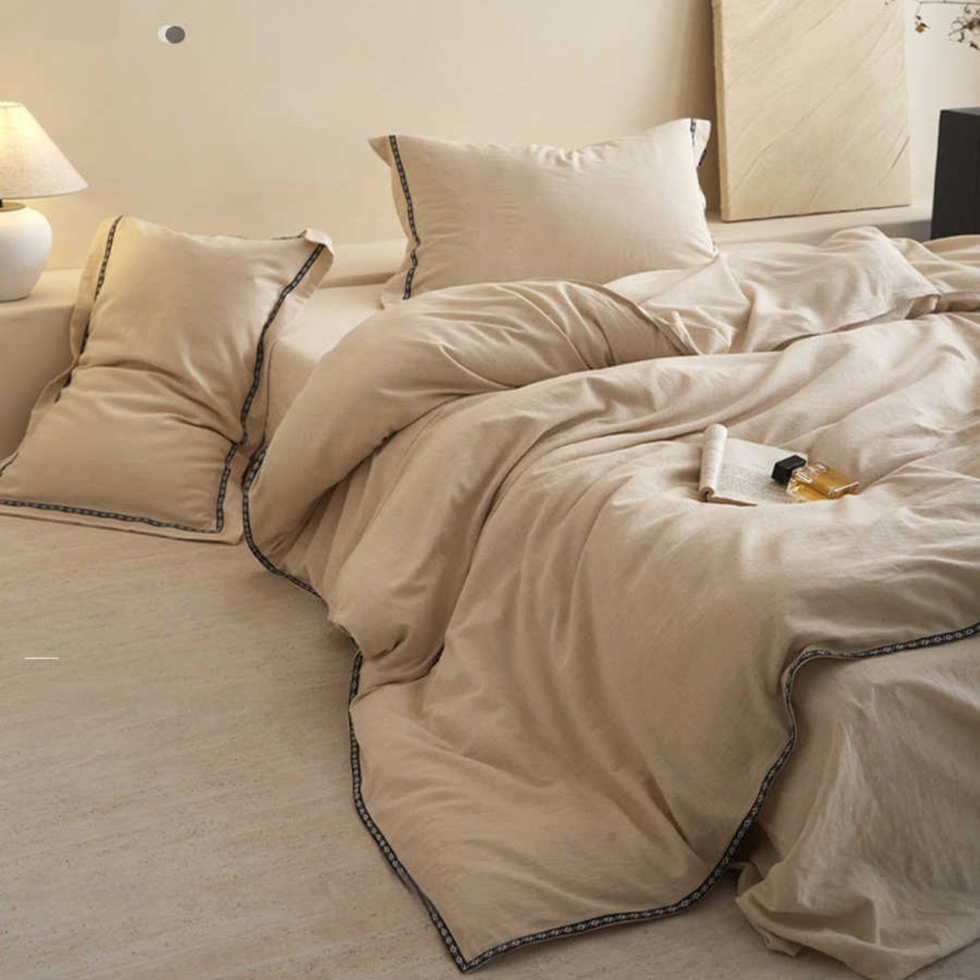 Wabi Sabi Style Linen Cotton Quilt Cover