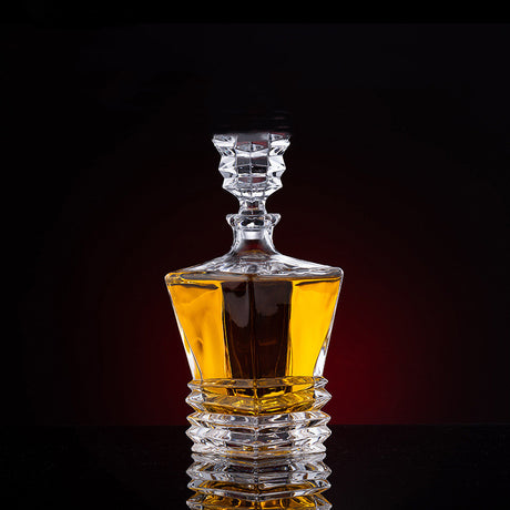 Thickened Whiskey Glass Set – Elegant European Crystal Wine Collection