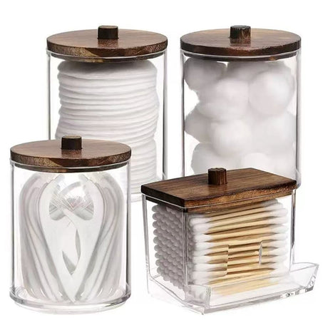 Cotton Pad Organizer Set Floss Box Toothpick Box