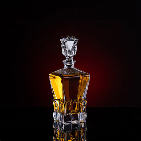 Thickened Whiskey Glass Set – Elegant European Crystal Wine Collection