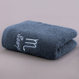Constellation Bath Towel - Plus-sized Thick Absorbent Embroidery Face Washing