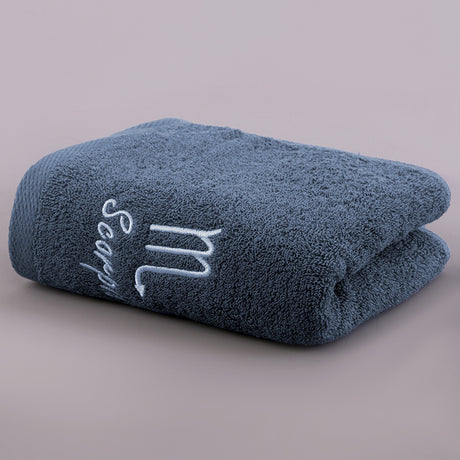 Constellation Bath Towel - Plus-sized Thick Absorbent Embroidery Face Washing