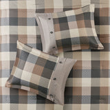 Hearthline Herringbone Seven-Piece Queen Comforter Set