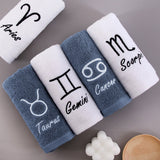 Constellation Bath Towel - Plus-sized Thick Absorbent Embroidery Face Washing