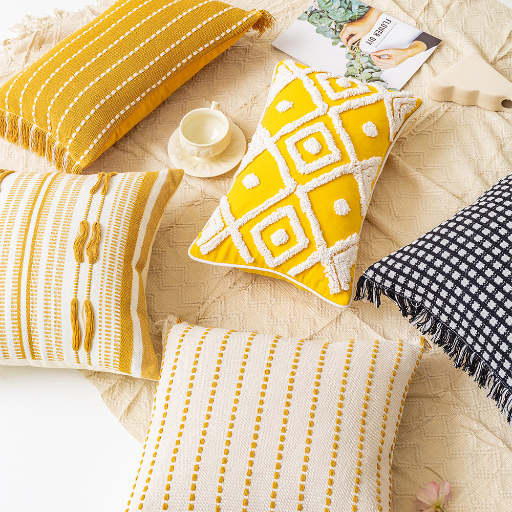 Minimalist Retro Home Pillow Cover Julia M Home & Kitchen