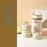 3-in-1 Insulated Stainless Steel Lunch Box - Stackable & Reusable Julia M LifeStyles