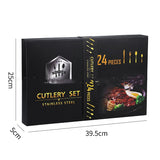 Luxurious Stainless Steel Tableware Gift Box Set