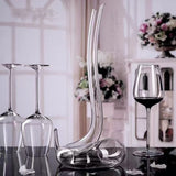 High-grade Crystal Snake-shaped Wine Decanter