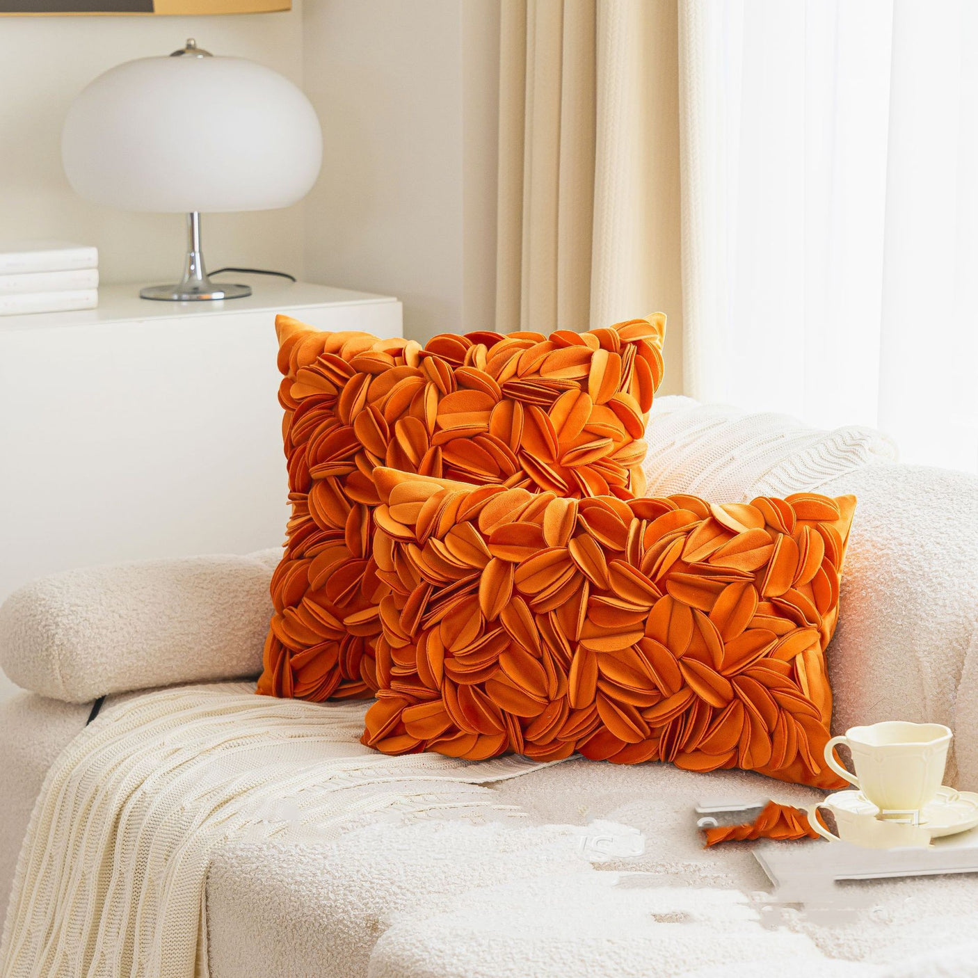 Ins Style Luxurious Dutch Velvet Handmade Pillowcase Cover 45x45cm / 30x50cm