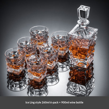 Premium Whiskey Glass And Decanter Set: Luxurious Elegance for Connoisseurs