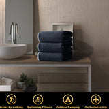 3 Pieces Egyptian Cotton Towels Large Size Bath Sheet Super Soft Towel Bale Set