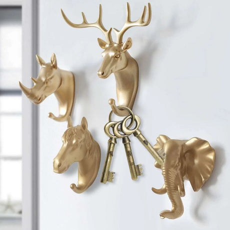 Deer Key Hanger - Add a touch of nature to your home decor - Stay organized effortlessly. Deer Key Hanger - Add a touch of nature to your home decor - Stay organized effortlessly. 3256801243196345-A-China key hanger hooks 24