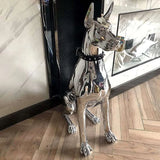 Doberman Dog Sculpture - Handcrafted Doberman Dog Sculpture - Handcrafted 3256803246389047-1 home sculpture decor 46