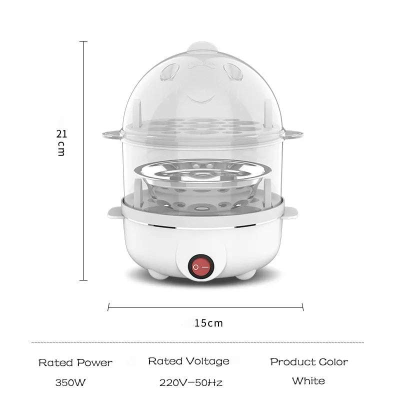 Double Layer Electric Egg Cooker - Julia M LifeStyles