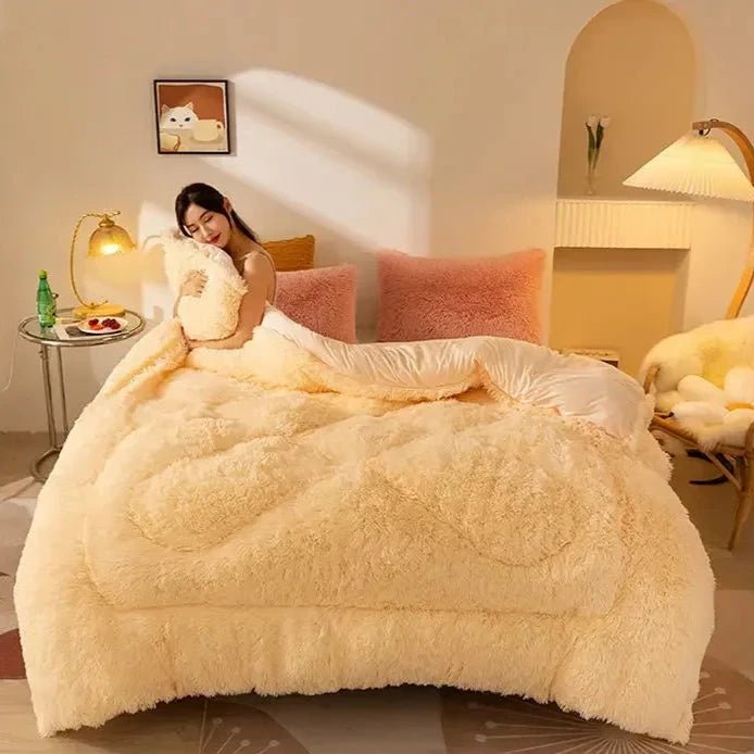 Double Thick Soft Blankets - Made of Luxurious Sheep Wool - Julia M LifeStyles