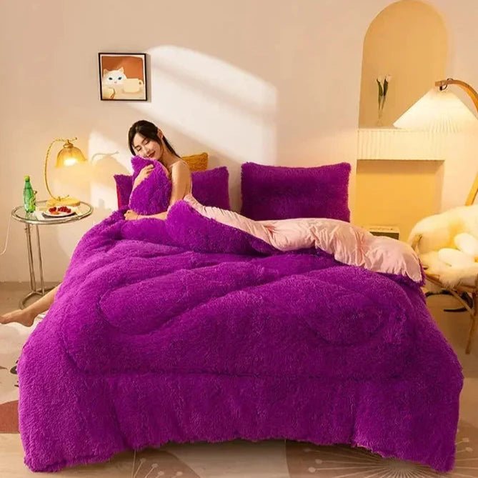 Double Thick Soft Blankets - Made of Luxurious Sheep Wool - Julia M LifeStyles