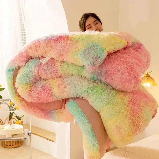 Double Thick Soft Blankets - Made of Luxurious Sheep Wool - Julia M LifeStyles