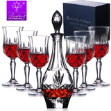 Elegance Crystal Glass Liquor Set – Timeless Sophistication