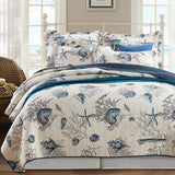 Pure Cotton Summer Cooling Duvet Airable Cover Bed Three-piece Set