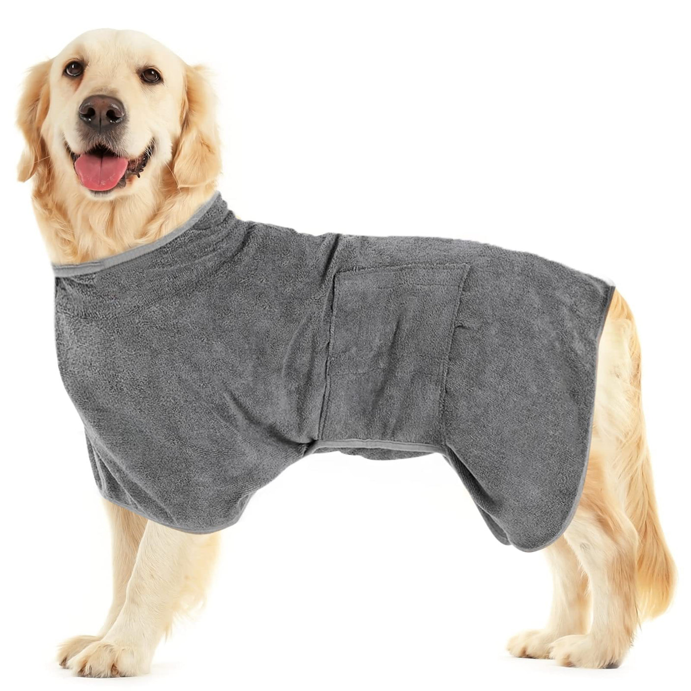 Premium Pet Drying Robe – Luxe Nylon Bath Towel for Dogs & Cats