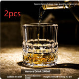 Whiskey Shot Crystal Set – Premium Thickened Glassware Collection