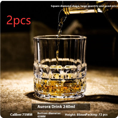 Whiskey Shot Crystal Set – Premium Thickened Glassware Collection