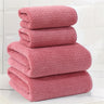 4-Piece Coral Fleece Bath Towel Set