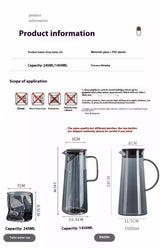 Nordic Elegance Cold Water Kettle Set – Large Capacity & Timeless Design