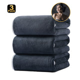 3 Pieces Egyptian Cotton Towels Large Size Bath Sheet Super Soft Towel Bale Set
