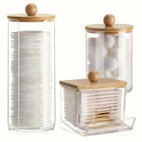 Cotton Pad Organizer Set Floss Box Toothpick Box