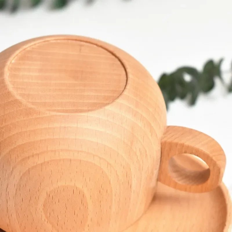 Eco-Friendly Wooden Coffee Set 🌿🍵 - Julia M LifeStyles