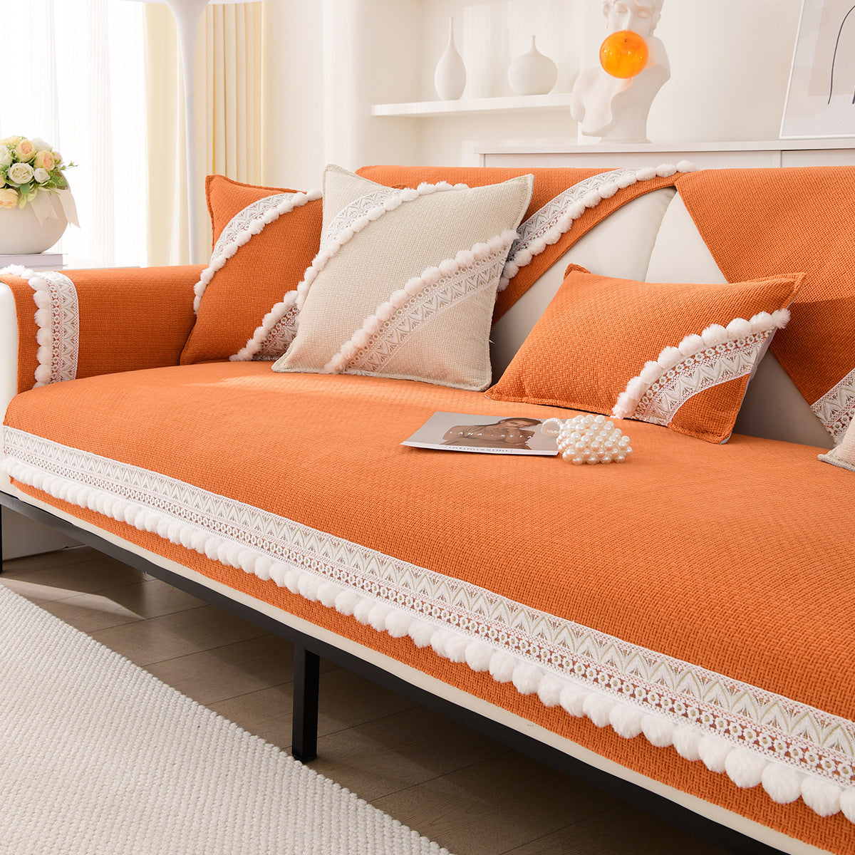 Sofa Cushion Four Seasons Universal Stain Resistant Julia M Home & Kitchen